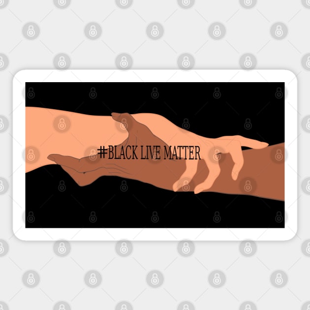 BLACK LIVE MATTER Magnet by MAYRAREINART